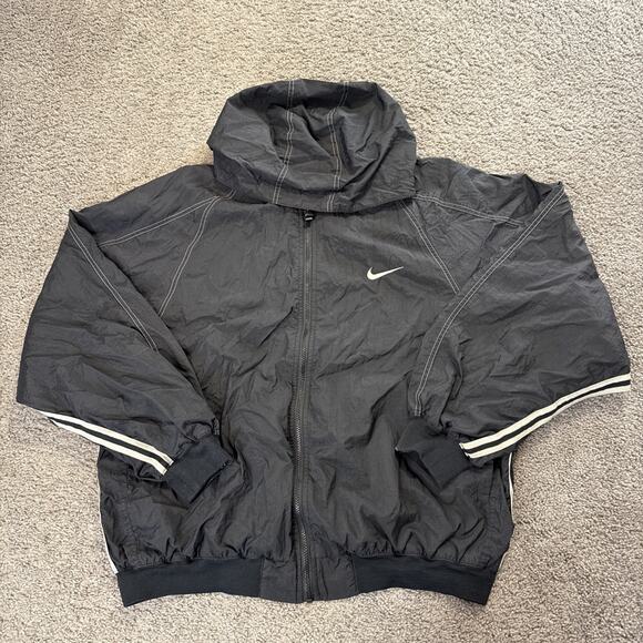 Vintage 90’s White Tag Nike Windbreaker Button Down jacket - Picture 1 of 7